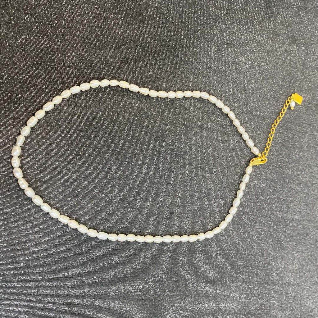 Oval Pearl Necklace Niche Versatile Pearl Necklace David Jewelry Gold Necklacedavid jewelry gold necklace002