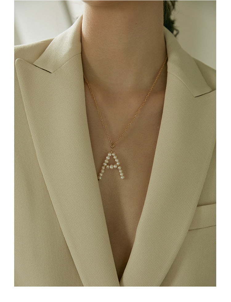 Necklace for Women, Light Luxury Niche Brand, Elegant Choker, Fairy Cool Style Accessory, A Pendant Pearl, Ins Collarbone Chain, David Jewelrydavid jewelry002