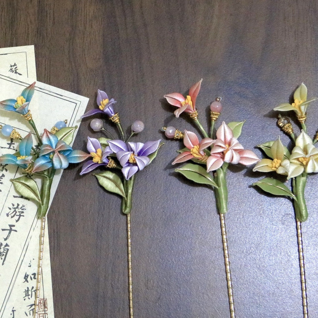 Intangible Cultural Heritage Flower Hairpin Chinese Style Jewelry