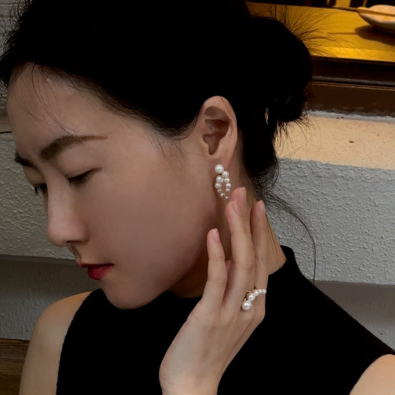 French Retro Style Elegant Niche Simple and Graceful Design Earrings Studs Gold Necklace Davidgold necklace david001