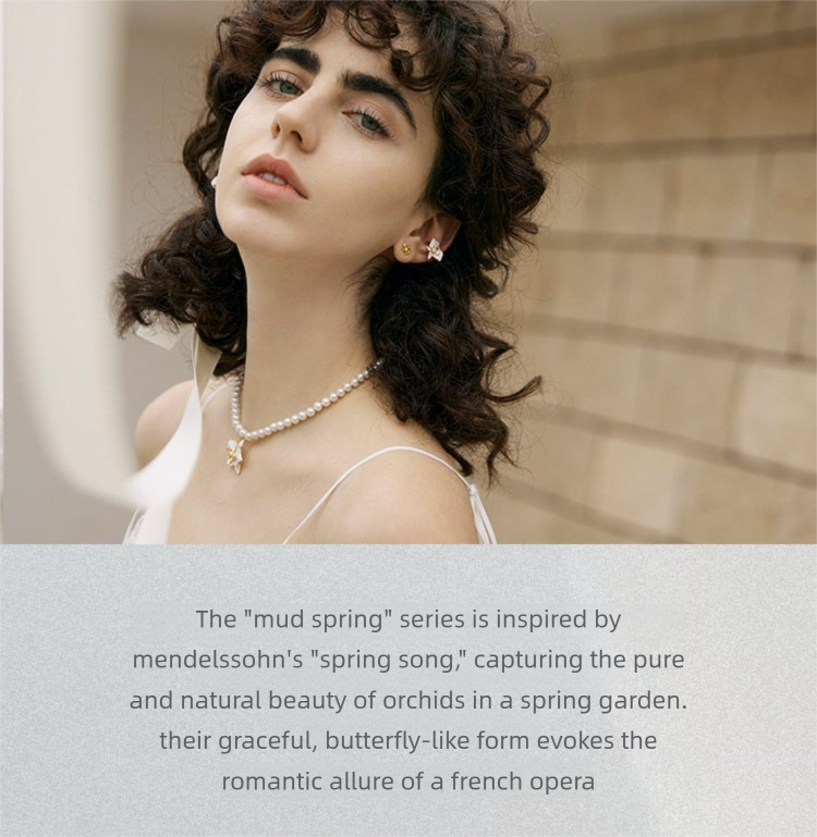 Enamel Copper Alloy Earrings Butterfly Ear Clips for Women Without Piercing High-end Niche Light Luxury French Ear Cuffs David Gold Necklacedavid gold necklace