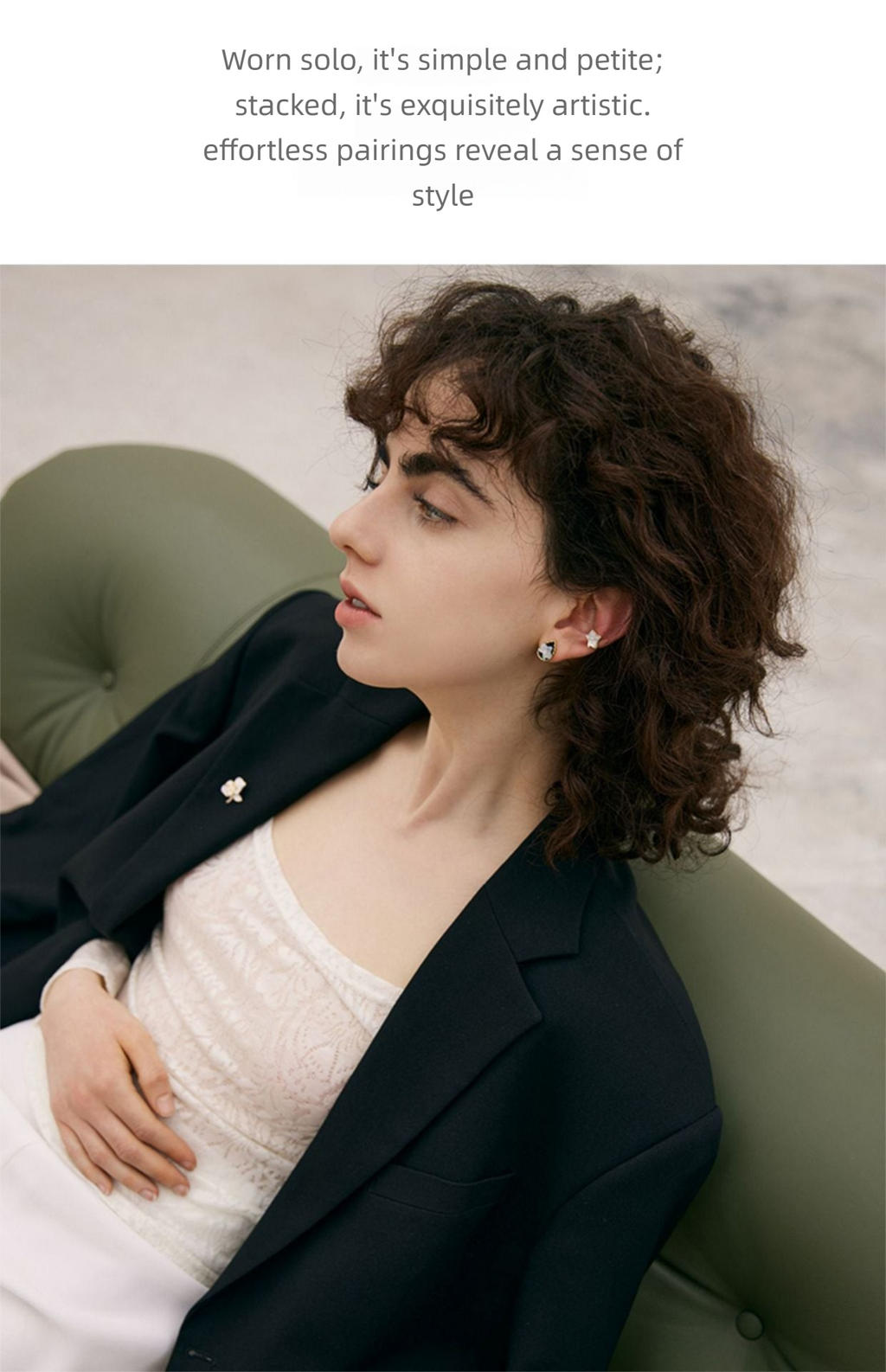 Copper Alloy Enamel Earrings Butterfly Orchid Ear Clips for Women Without Pierced Ears Light Luxury High-end French Niche Earrings Gold Necklace Jewelry Davidgold necklace jewelry david