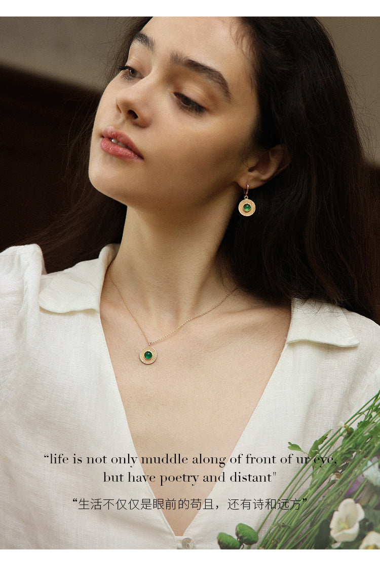 Copper Alloy Ring French Style Elegant Lazy Design Quality New Light Luxury Necklace