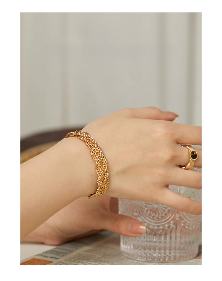 French Retro Simple Elegant Fashion Classic Design Light Luxury Bracelet David Gold Necklacedavid gold necklace