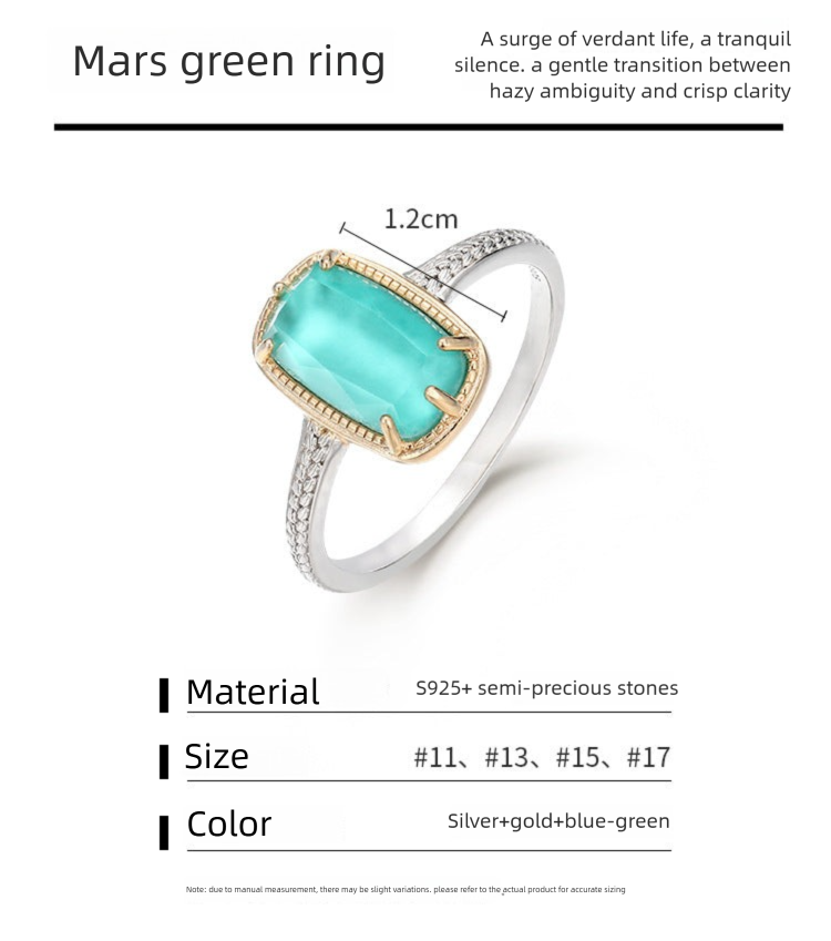 925 Silver Ring French Fashion Lazy Temperament Light Luxury Simple Retro Ring David Gold Necklacedavid gold necklace003