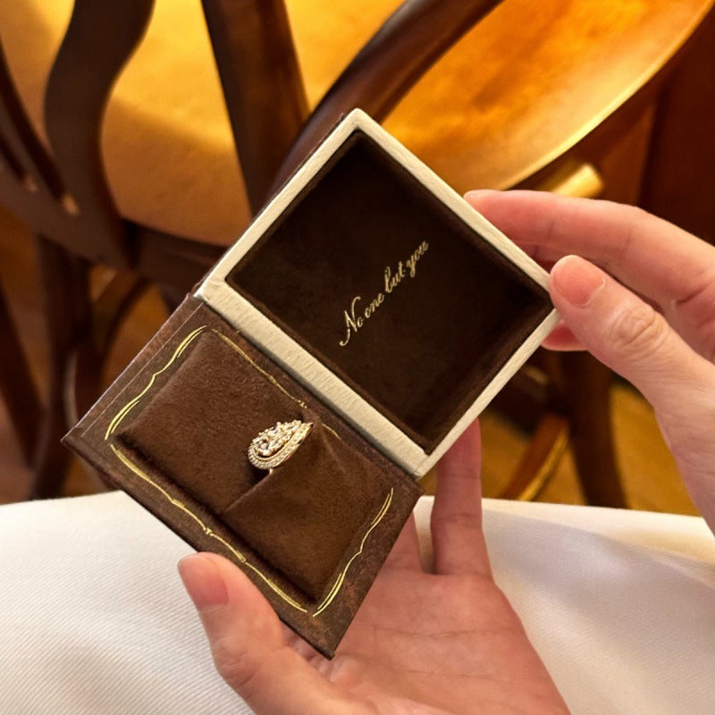 French Retro Creative Simple Exquisite Fashion Book Ornament Box