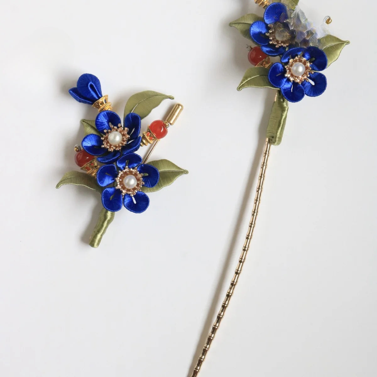 Handmade Floral Vintage Brooch Accessory Chinese Ethnic Style New Chinese Style Pin Brooch