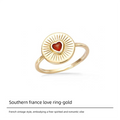 South French Series French Style Simple Fashion Lazy Ring Gold Necklace Jewelrygold necklace jewelry003
