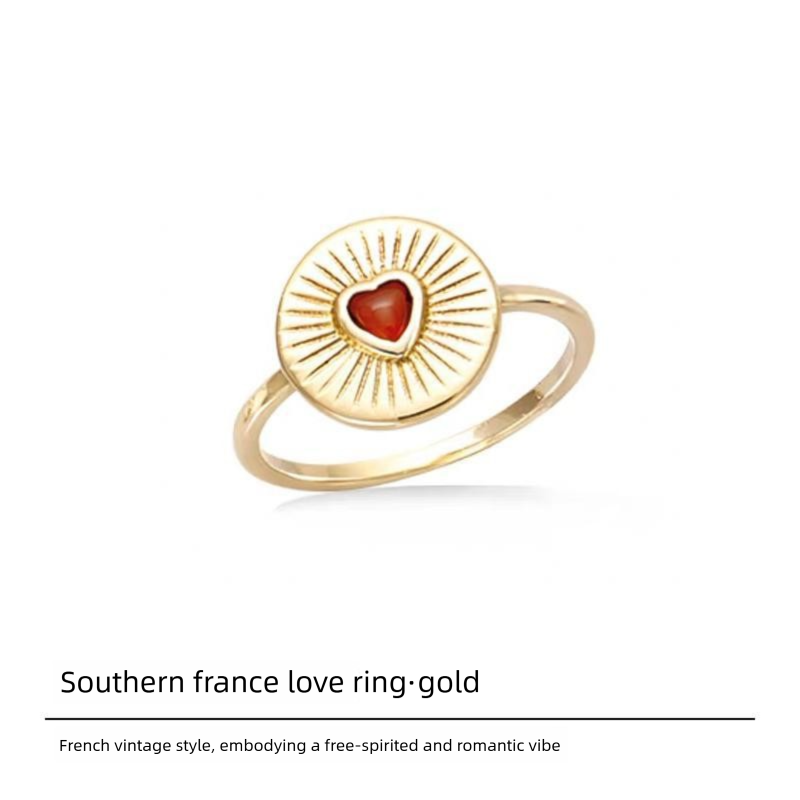 South French Series French Style Simple Fashion Lazy Ring Gold Necklace Jewelrygold necklace jewelry003