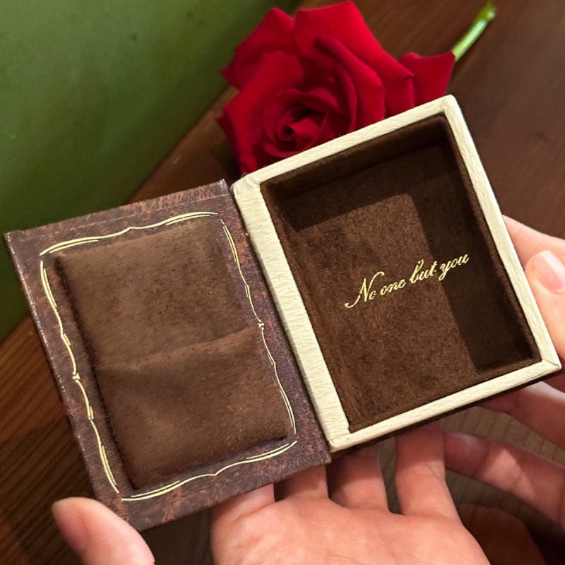 French Retro Creative Simple Exquisite Fashion Book Ornament Box