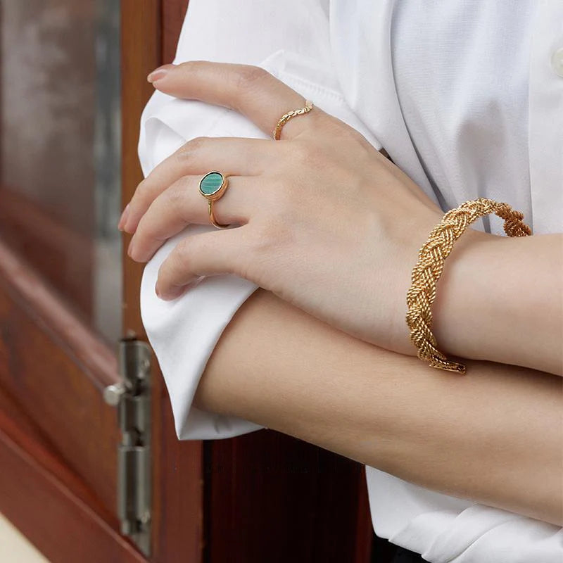 French Retro Simple Elegant Fashion Classic Design Light Luxury Bracelet David Gold Necklacedavid gold necklace