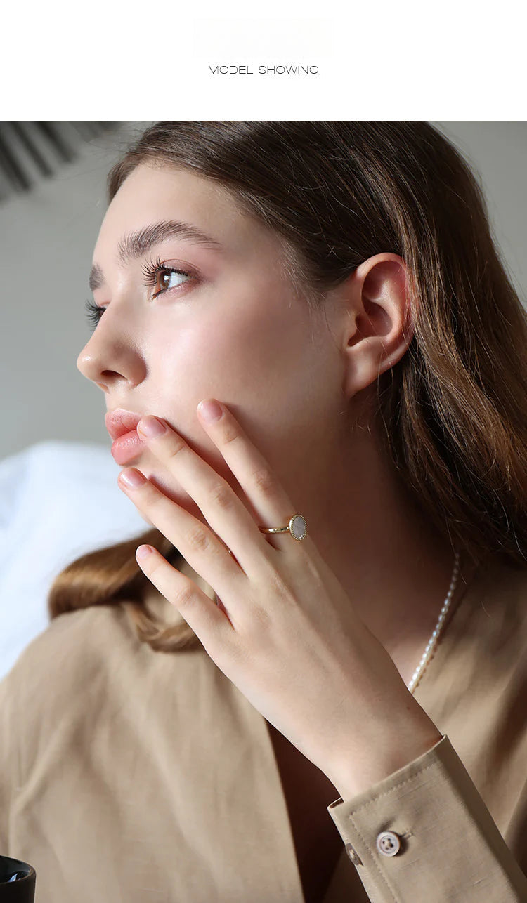 Copper Alloy Imitation Pearl Ring Fashionable Personality Trendy Retro Elegant Design Ring Simple David Gold Necklace Jewelrydavid003 gold necklace jewelry003