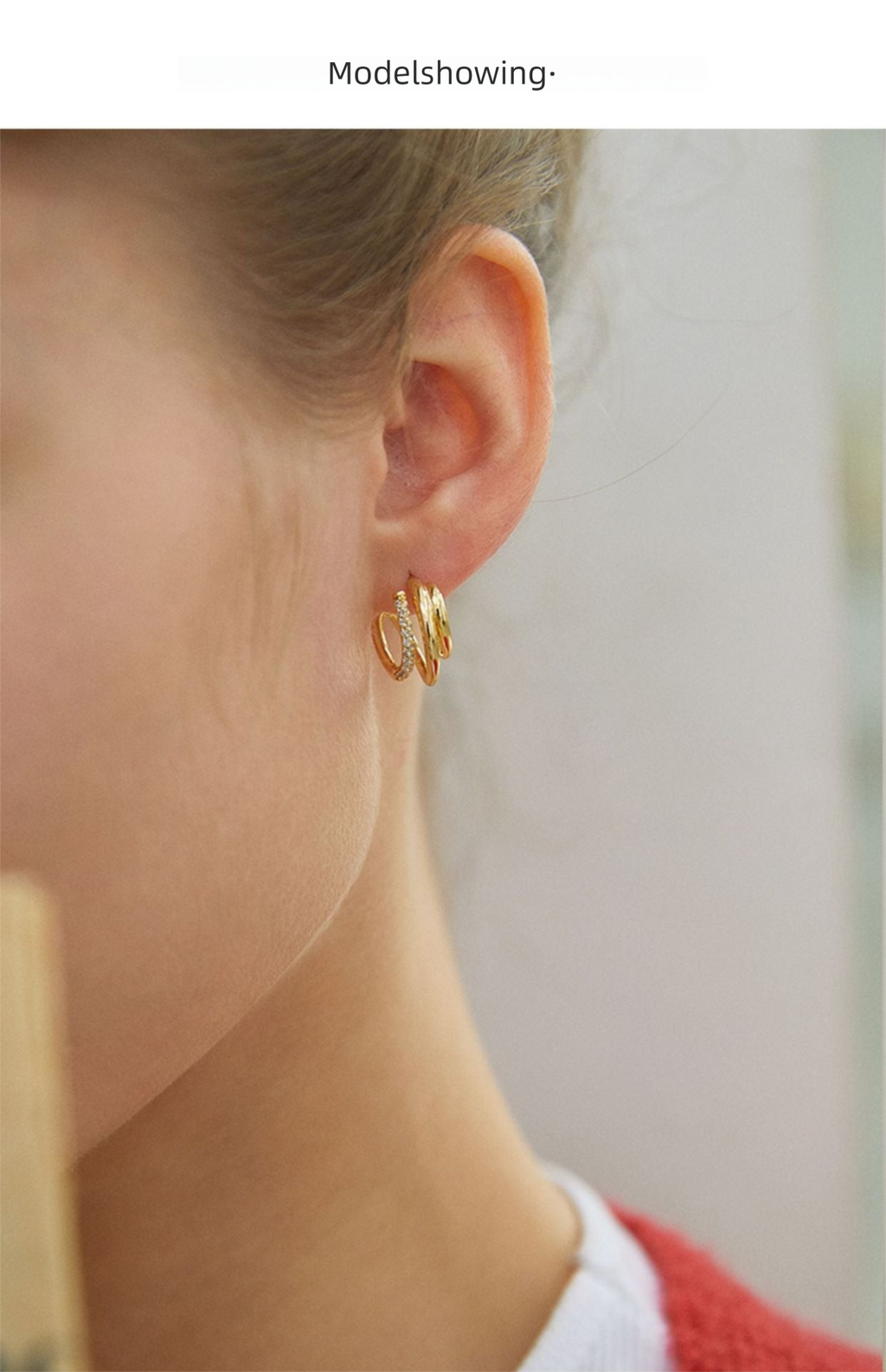 Copper Alloy Synthetic Zircon Earrings French Retro Style Elegant Earrings Design High-end Earrings Studs David Gold Necklacedavid gold necklace001