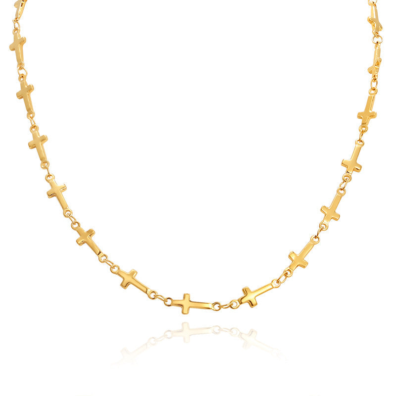 Titanium Steel Pendant Necklace for Women, Niche Light Luxury, Non-Fading Snake Bone Chain, Layered Choker Collarbone Chain, Neck Chain Jewelry Gold Necklacejewelry gold necklace002