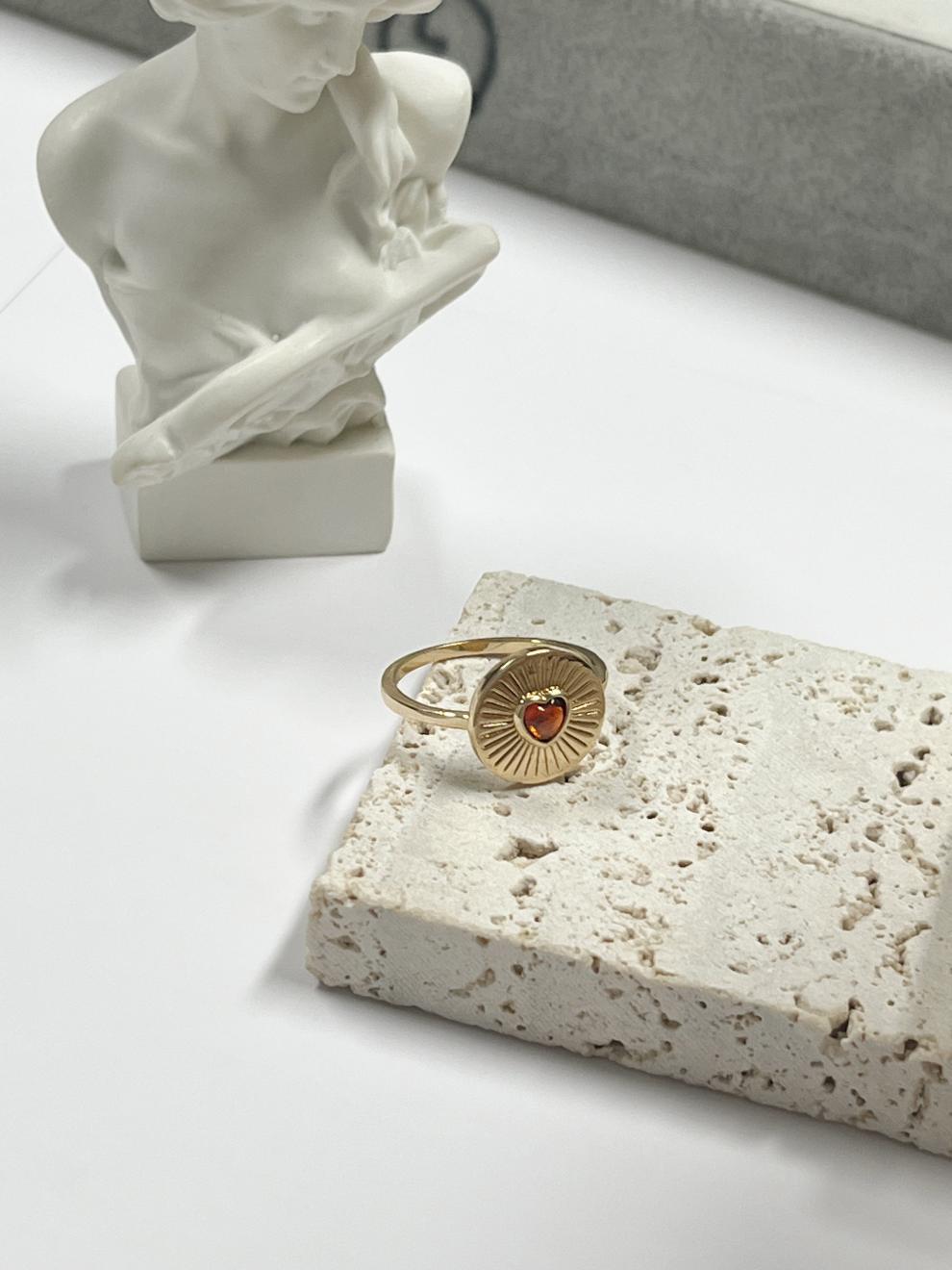 South French Series French Style Simple Fashion Lazy Ring Gold Necklace Jewelrygold necklace jewelry003