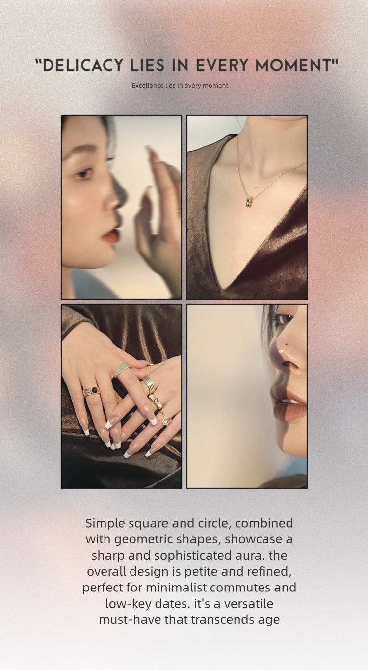 Copper Alloy Imitation Pearl Ring Fashionable Personality Trendy Retro Elegant Design Ring Simple David Gold Necklace Jewelrydavid003 gold necklace jewelry003