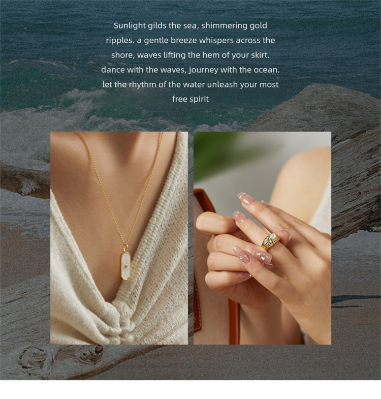 925 Silver Chain French Light Luxury Design Fashion Simple Style Necklace Pendant Gold Necklace Jewelrygold necklace jewelry002