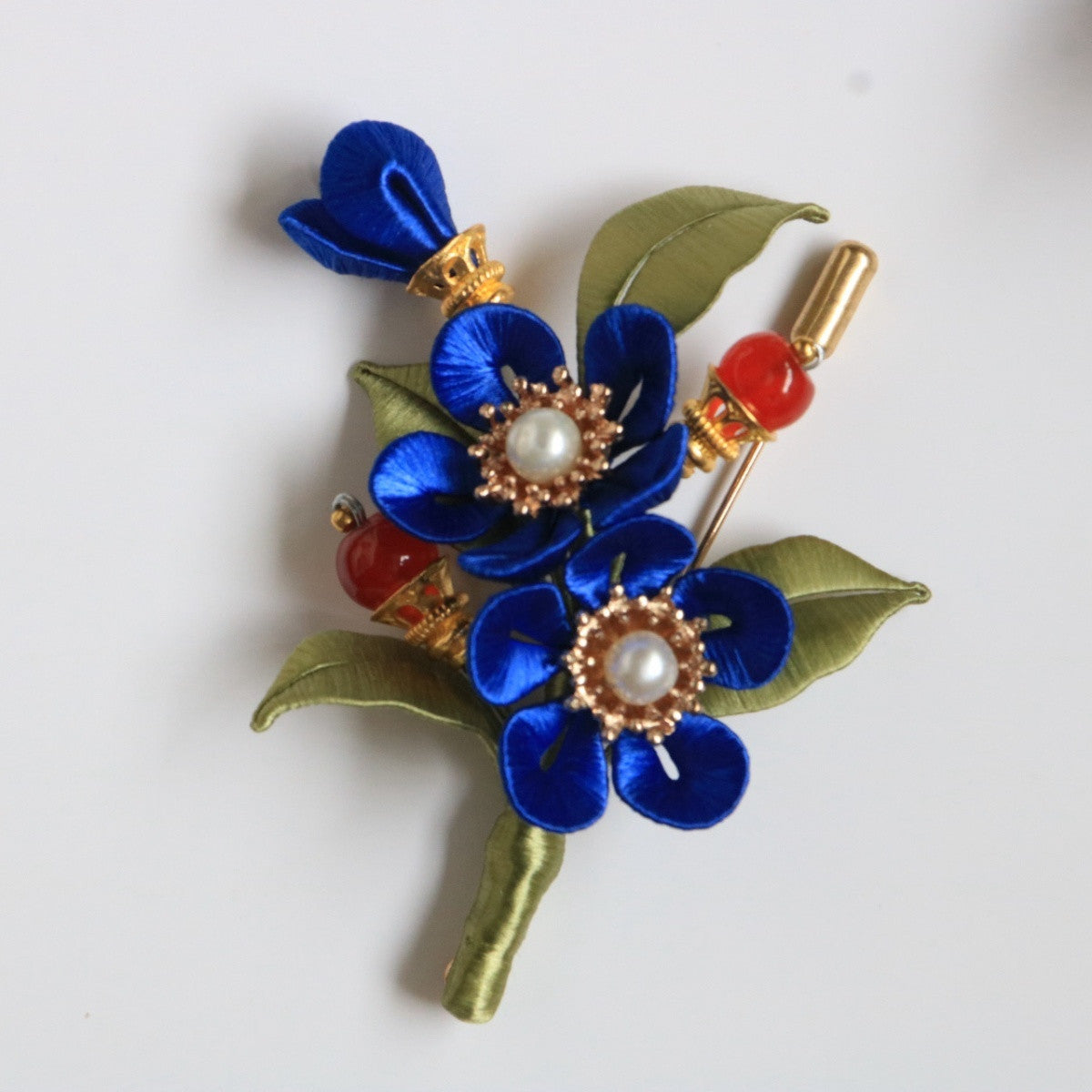 Handmade Floral Vintage Brooch Accessory Chinese Ethnic Style New Chinese Style Pin Brooch