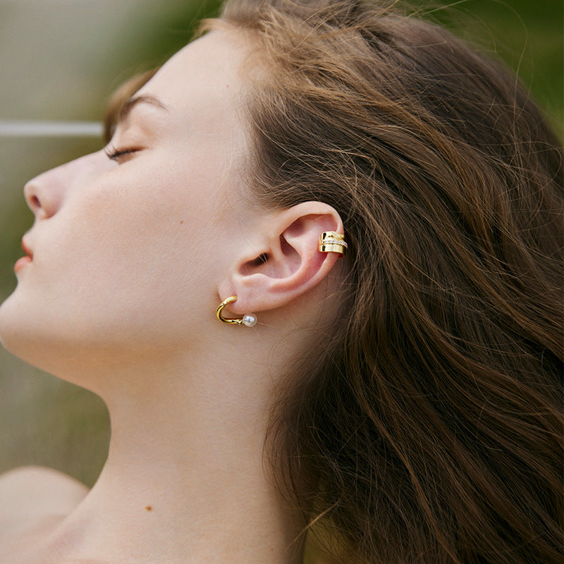 Copper Alloy Imitation Pearl Earrings Pearl Earrings Niche Design Sense High-end Sense Temperament Stud Earrings 2022 Jewelry Davidjewelry david001