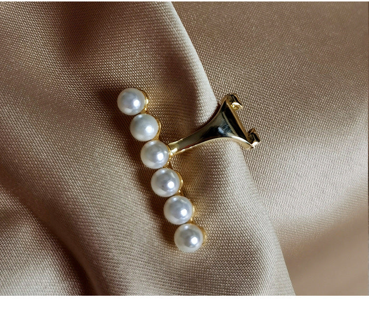 Ear Clip No Piercing Clip-on Earrings Clip Style French High-end Ear Bone Ear Jewelry Gold Necklace Jewelrygold necklace jewelry