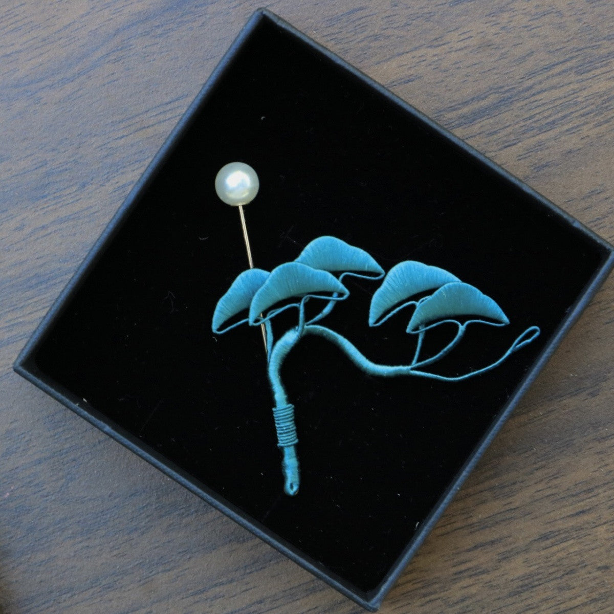 Woven Flower Brooch Chinese Intangible Cultural Heritage Brooch Daily Accessory