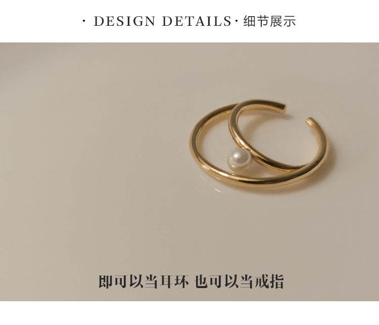 Ear Clip Type Painless No Ear Piercing Female Temperament Niche Ear Hook Side Ear Bone Clip 0528