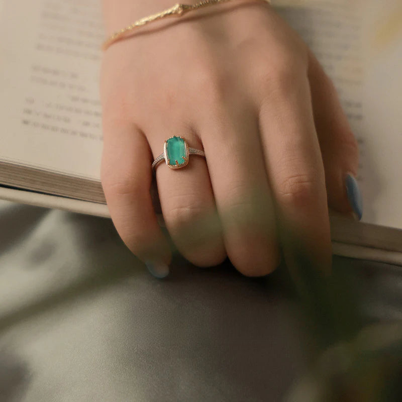 925 Silver Ring French Fashion Lazy Temperament Light Luxury Simple Retro Ring David Gold Necklacedavid gold necklace003