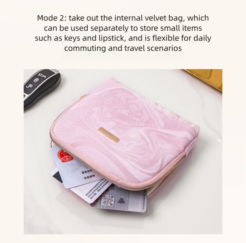 gold necklaceBracelet and Bracelet Storage Bag Jewelry Bag Multi-layer Travel Portable Storage Bag for Accessories and Cultural Artifacts