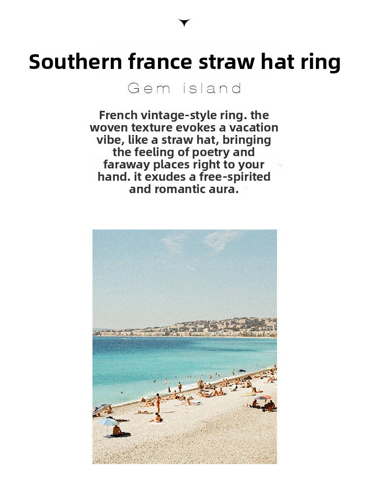 South French Green Agate Ring High-end Vintage Niche Ring David Gold Necklacedavid gold necklace003