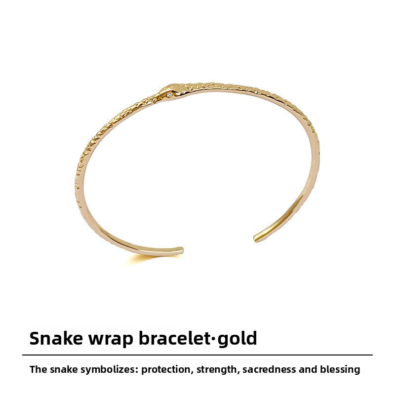Copper Alloy Synthetic Zircon Bracelet French Style Elegant Light Luxury Retro Simple Fashion Bracelet Jewelry Gold Necklace Davidjewelry gold necklace david