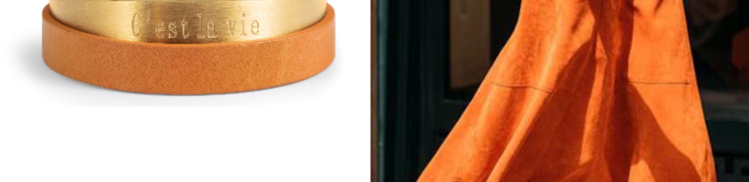 Titanium Steel Leather Bracelet Couple Bracelet Women's Niche Design Men's Accessories Light Luxury Style