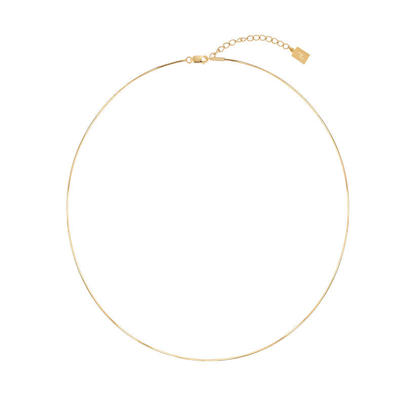 925 Silver Synthetic Zircon Pendant Necklace for Women, Light Luxury Four-Leaf Clover Jewelry Pendant, High-End Clavicle Chain Jewelry Gold Necklace Davidjewelry gold necklace david002