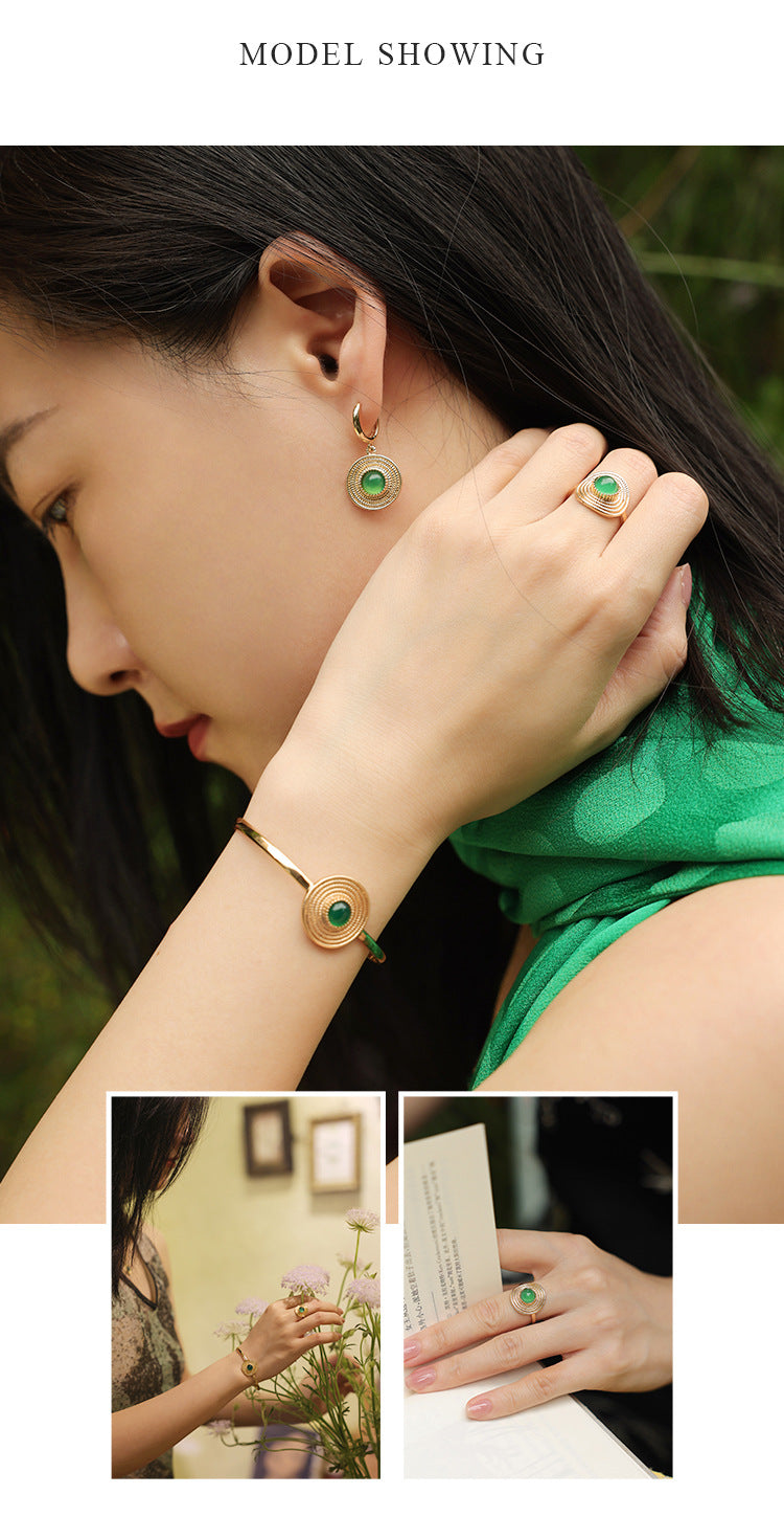 South French Style Bracelet Elegant Simple French Retro Personality Fashion Bracelet David Gold Necklace Jewelrydavid gold necklace jewelry