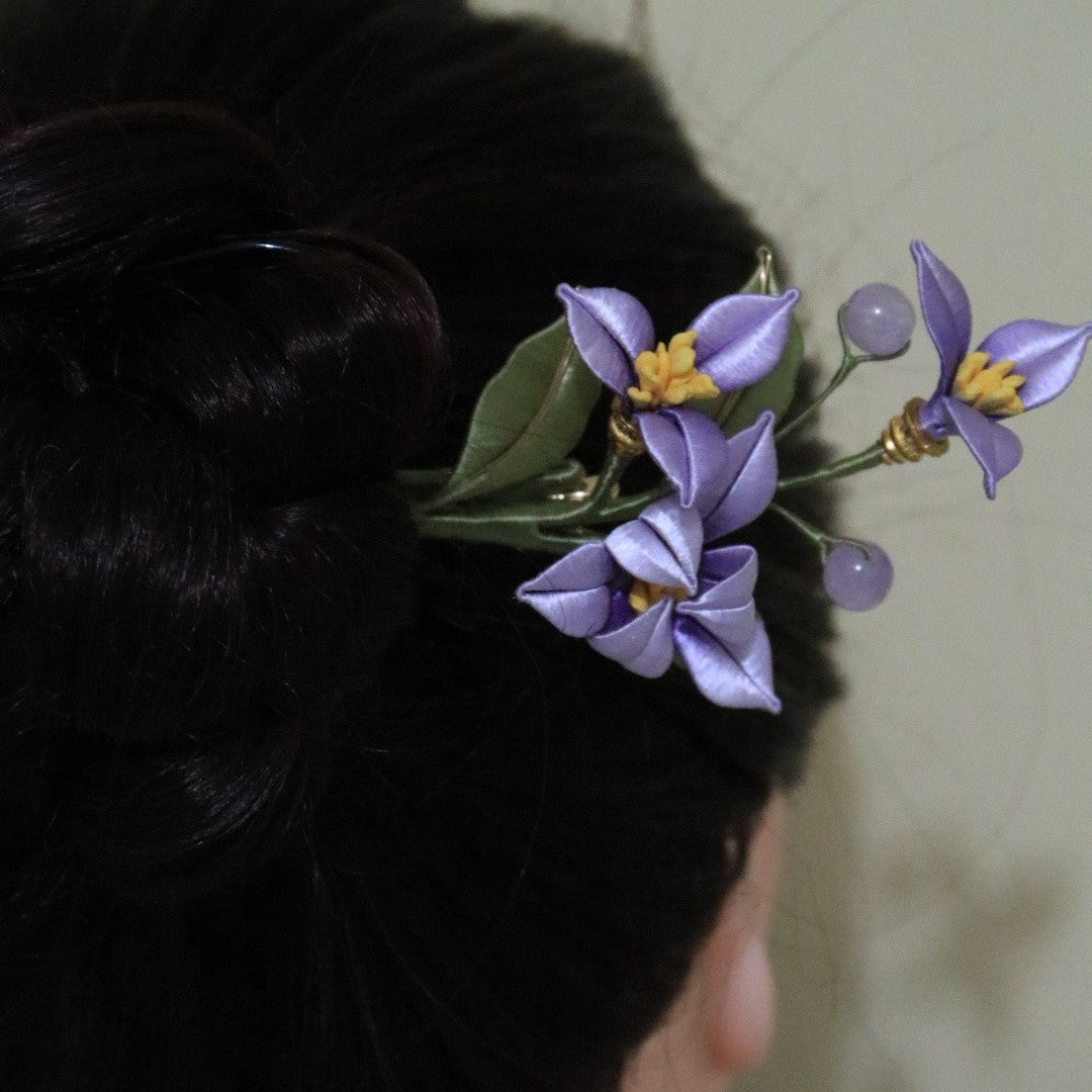 Intangible Cultural Heritage Flower Hairpin Chinese Style Jewelry