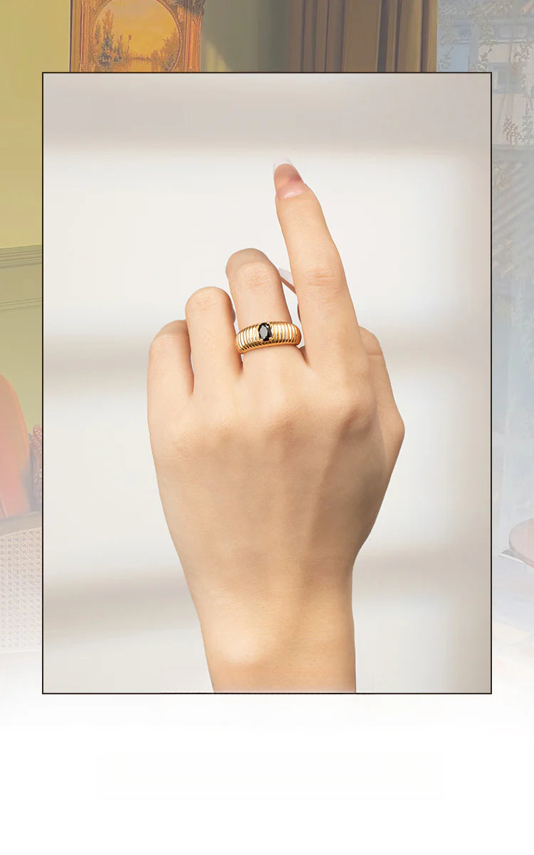 Elegant Lazy Light Luxury Simple Personality Design Southern France Series Ring Gold Necklace David Jewelrygold necklace david jewelry003