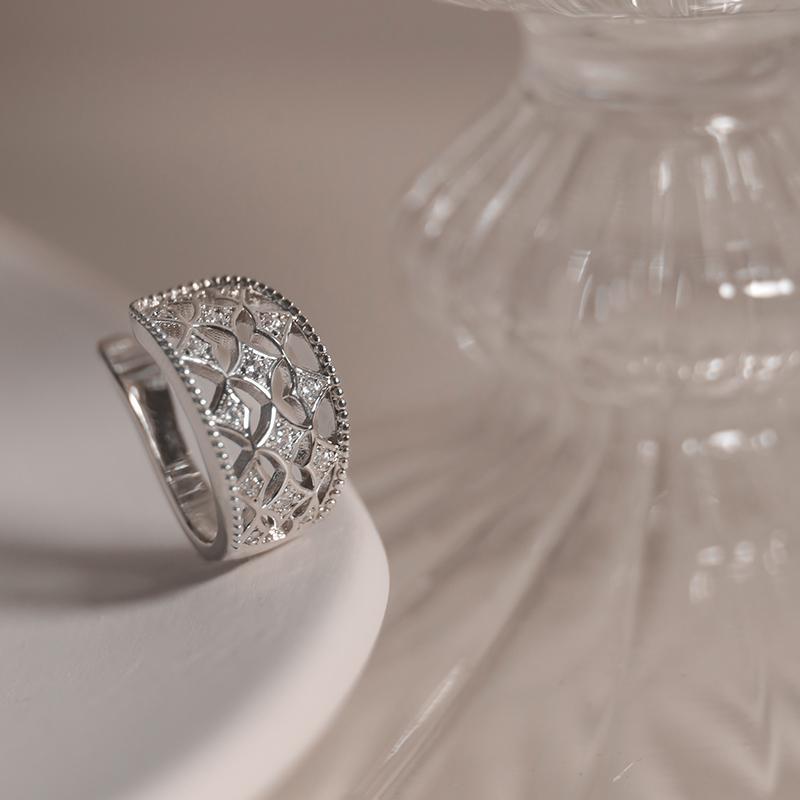 Zircon Ear Clip Style Non-Pierced Women's Earrings Vintage Non-Hole Ear Cuff David Jewelry Gold Necklacedavid jewelry gold necklace