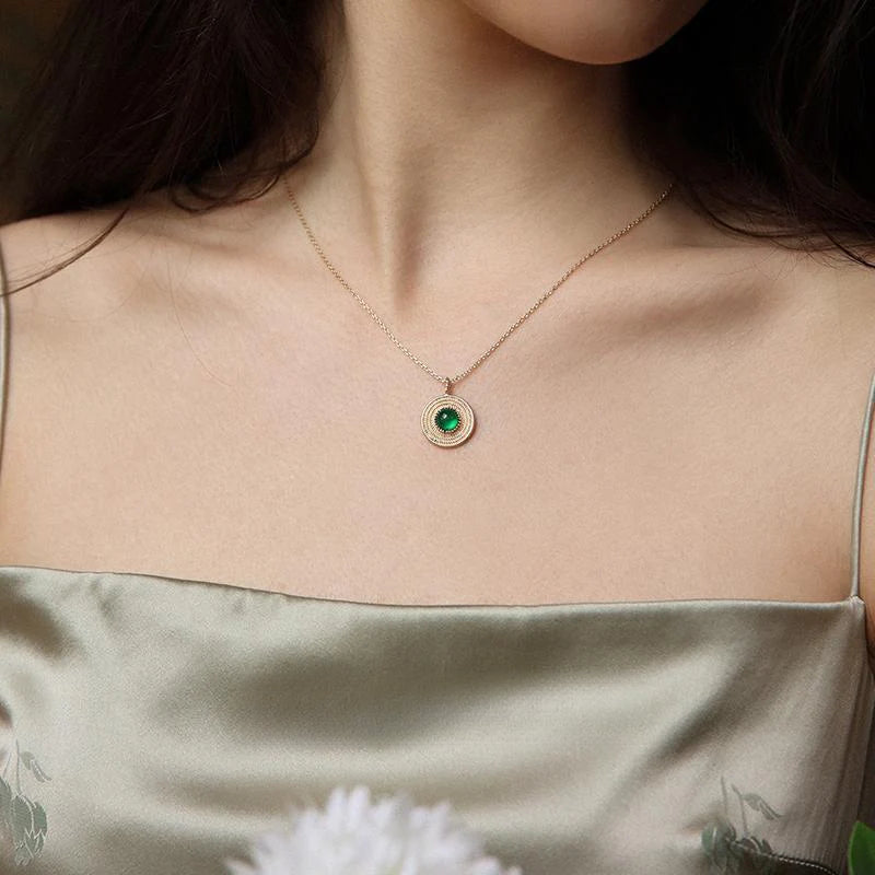 South French Straw Hat Three-Piece Set Ring (Open) Earrings Necklace Gold Necklace David Jewelry Jewelry Davidjewelry david001003