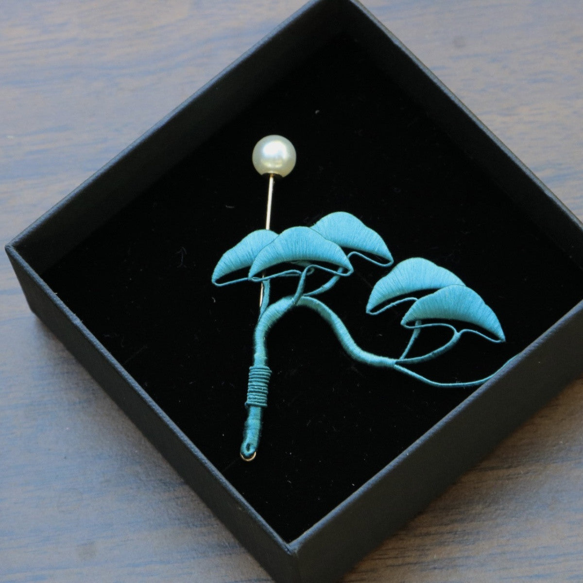 Woven Flower Brooch Chinese Intangible Cultural Heritage Brooch Daily Accessory