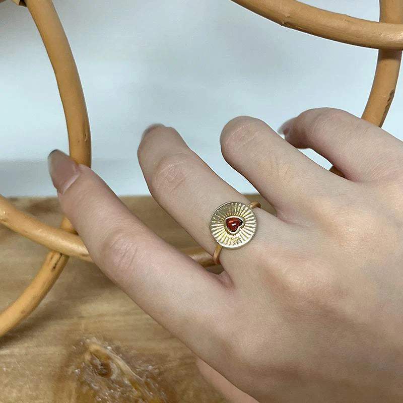 South French Series French Style Simple Fashion Lazy Ring Gold Necklace Jewelrygold necklace jewelry003