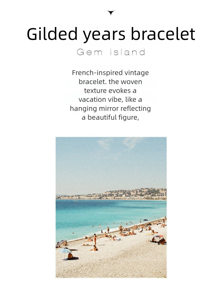 Copper Alloy Imitation Crystal Bracelet French Simple Elegant Vintage Light Luxury Bracelet Gold Necklace Davidgold necklace david