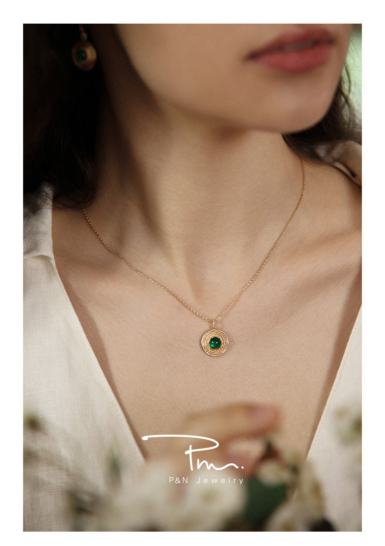 Copper Alloy Ring French Style Elegant Lazy Design Quality New Light Luxury Necklace