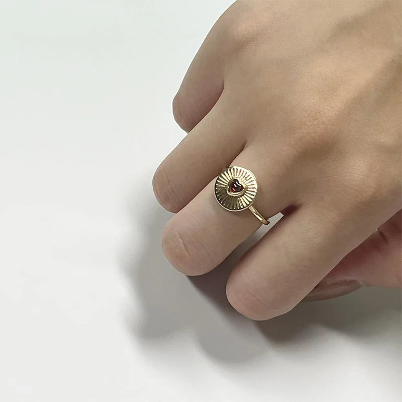 South French Series French Style Simple Fashion Lazy Ring Gold Necklace Jewelrygold necklace jewelry003