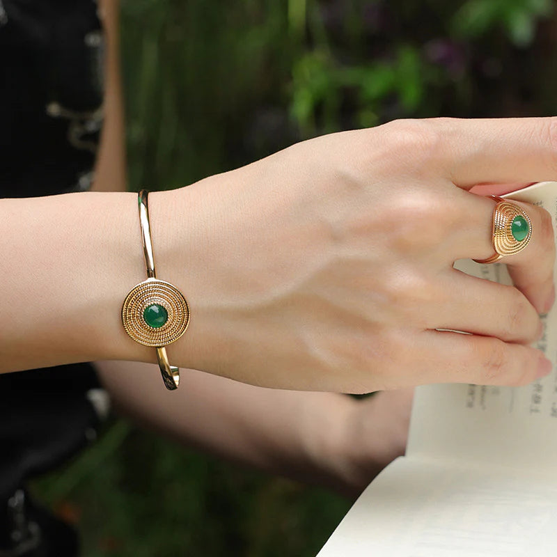 South French Style Bracelet Elegant Simple French Retro Personality Fashion Bracelet David Gold Necklace Jewelrydavid gold necklace jewelry