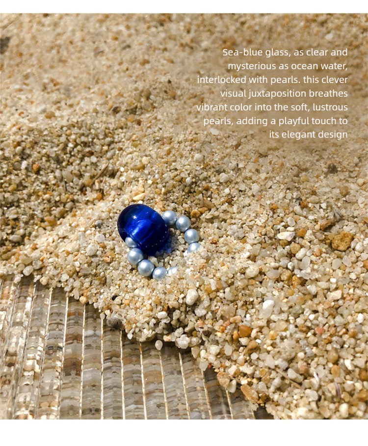 PN Glass Bead Earrings for Women Summer 2022 New Light Luxury Niche High-end French Style Earrings Small Exquisite Jewelry Jewelry David Gold Necklacejewelry david gold necklace001