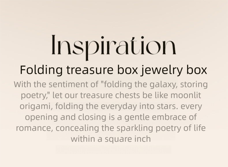 davidCross-Border Direct Supply Jewelry Box Luxury Foldable Jewelry Box Earrings Rings Necklaces Storage Jewelry Glasses Storage Box