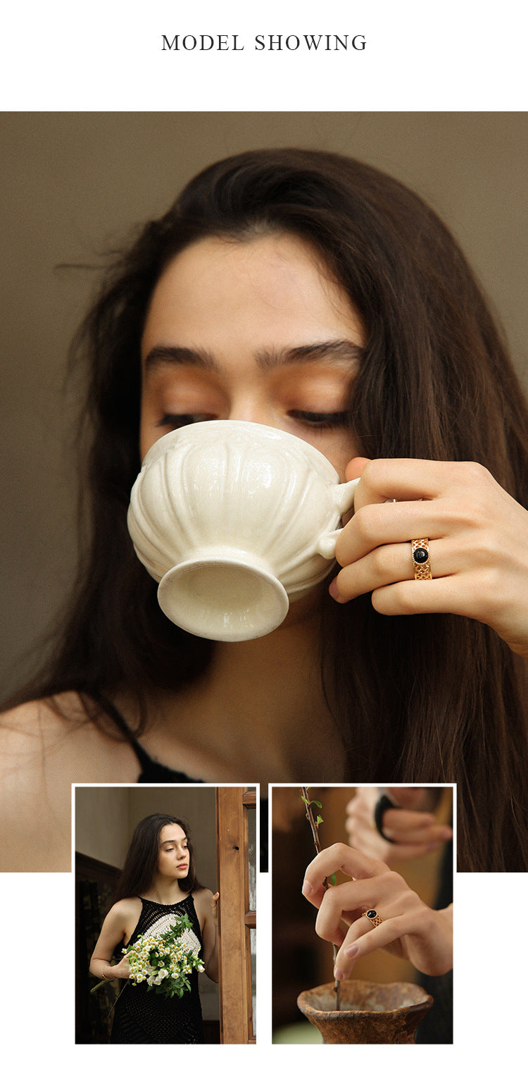 Copper Alloy Ring French Style Elegant Lazy Light Luxury Ring Jewelry Davidjewelry david003003