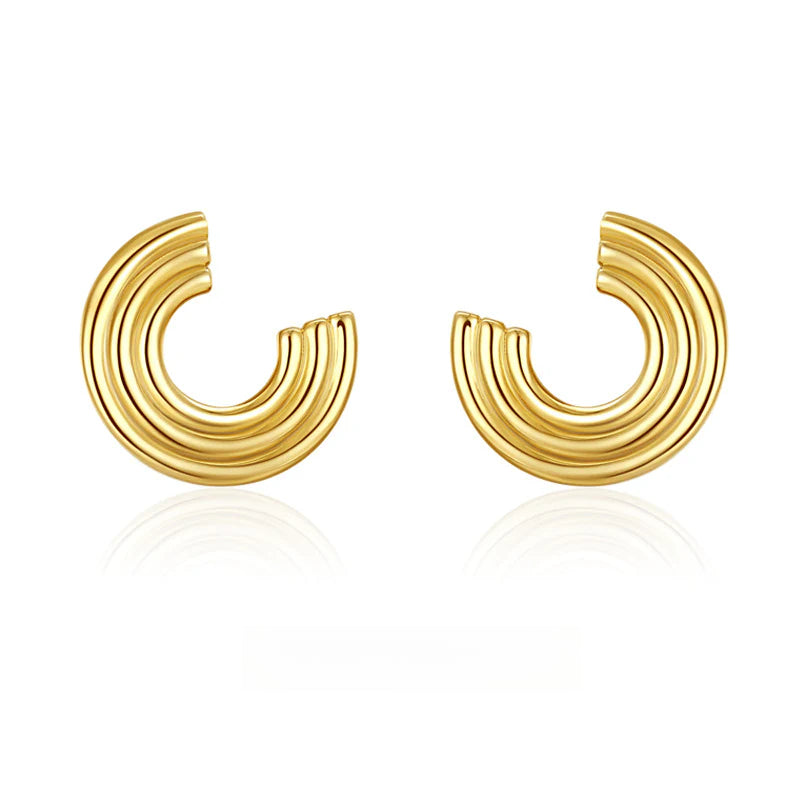 Original Design Fashionable and Elegant Lazy French Style Earrings Stud Earrings Simple David Gold Necklace Jewelrydavid gold necklace jewelry001