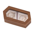 Manufacturer Direct Supply Jewelry Box Wooden Portable Small High-end Ring Earring Jewelry Walnut Solid Wood Jewelry Storage Box David Gold Necklace Jewelry Tiffanydavid gold necklace jewelry Tiffany