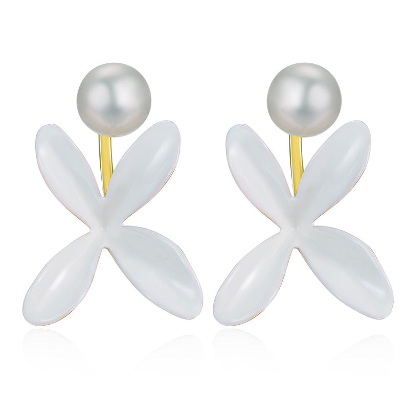 Necklace for Women Freshwater Pearl Light Luxury S925 Silver Long Necklace Niche Hypoallergenic Collarbone Chain Birthday Gift Gold Necklace Davidgold necklace david002