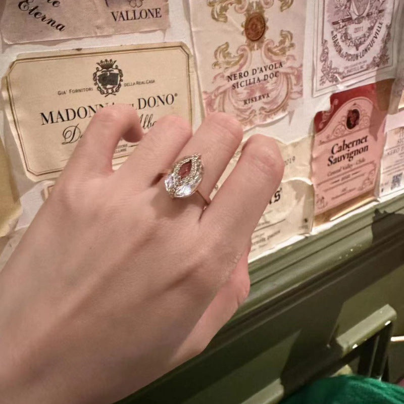 French Retro Fashion Light Luxury Design Ring David Gold Necklacedavid gold necklace003